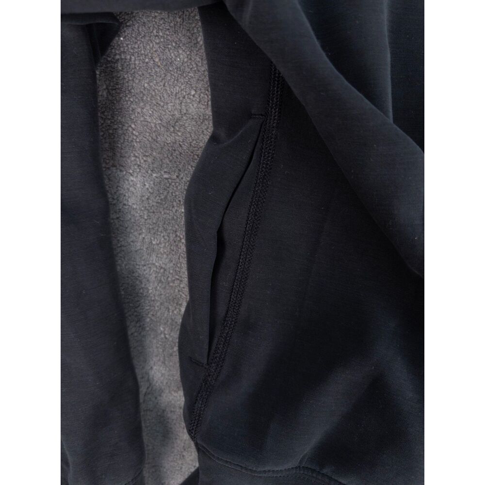 prAna Black Hoodie Womens Medium Cowl Neck Pullover Athleisure Outdoors - Picture 6 of 8